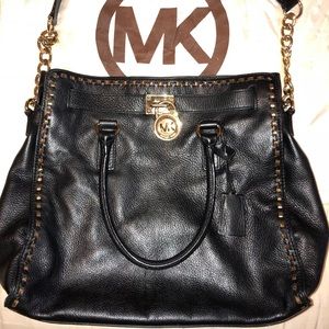Michael Kors Hamilton leather tote